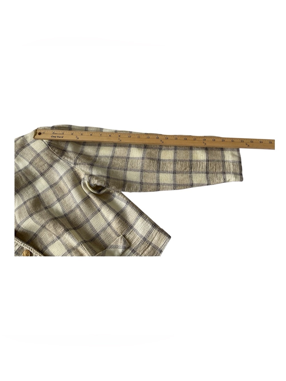 Vintage Women's Chelsea Studio Plaid Button-Up Jacket, 16 - Picture 12 of 15